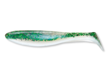 CORMORAN K-Don Turbo Tail  S9 - 8cm green-white-pearl - 5 Stück