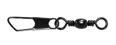 JENZI Karabinerwirbel Black-Nickel - #10 - 10kg - 10Stück