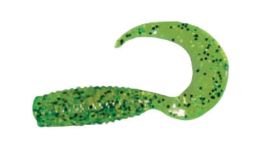 RELAX Twister Xtail 4cm - Chartreuse-Multiglitter
