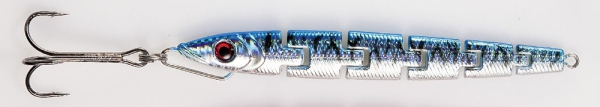 DEGA PILKER Skeleton Blau-Silber-Glitter - 100g