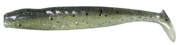 10 cm BERKLEY Flex Grass Pig Shad  - Blue Shiner Gold - 1 Stück Gummifisch