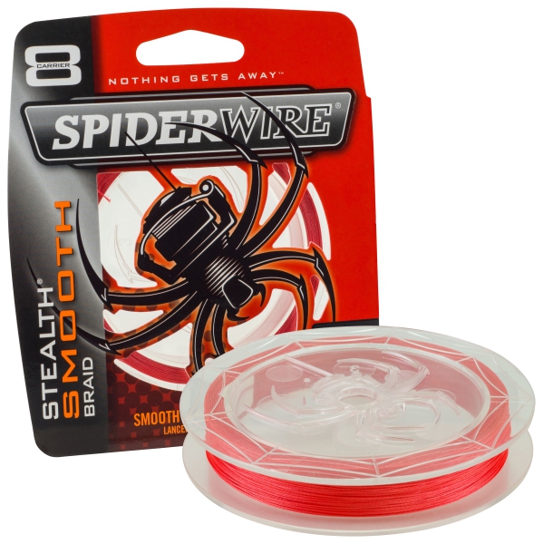 SpiderWire Stealth Smooth 8 - Rot / Red - 0,17mm - 15,8kg - 300m