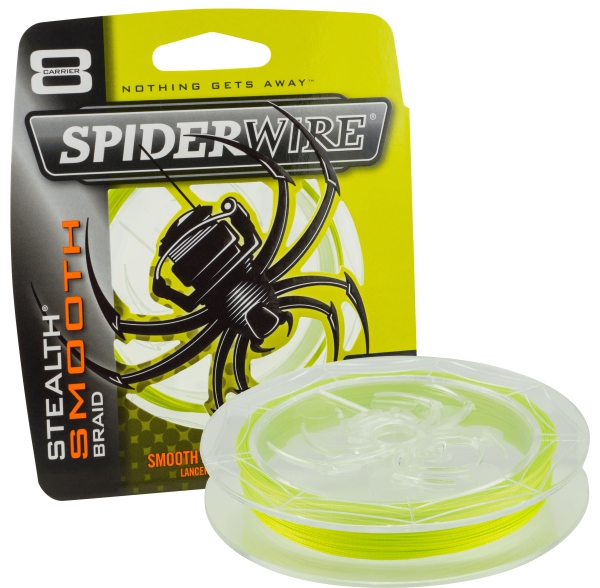SpiderWire Stealth Smooth 8 - Gelb / Yellow - 0,12mm - 10,7kg - 150m