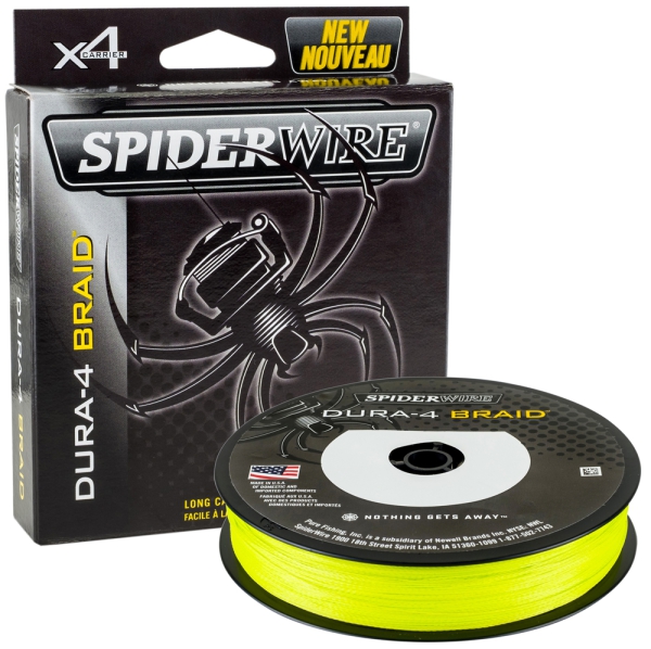 SpiderWire Dura 4 Yellow - Gelb - 0,12mm - 10,5kg - 150m