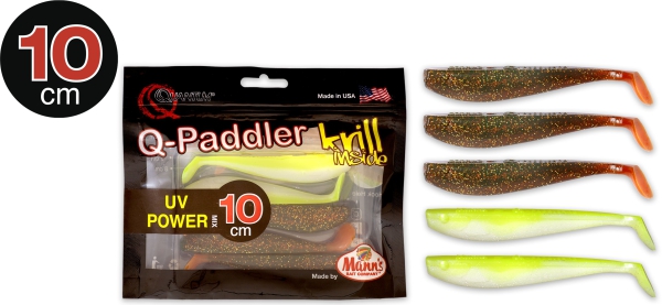 QUANTUM Q-Paddler Krill inside 10 cm - Power Packs UV Power Mix Krill 5Stück