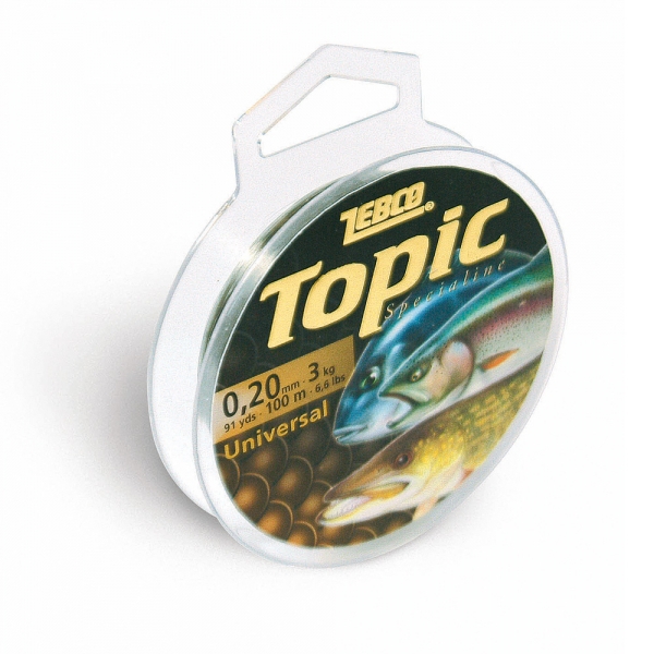 ZEBCO Topic Universal - 0.25mm - 4,7kg, 100m,